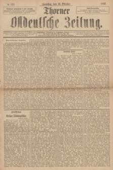 Thorner Ostdeutsche Zeitung. 1892, № 243 (16 Oktober) + dod.