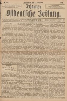 Thorner Ostdeutsche Zeitung. 1892, № 260 (5 November)