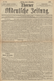 Thorner Ostdeutsche Zeitung. 1892, № 283 (2 Dezember)