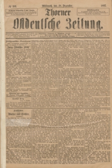 Thorner Ostdeutsche Zeitung. 1892, № 304 (28 Dezember)