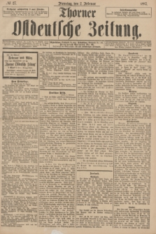 Thorner Ostdeutsche Zeitung. 1897, № 27 (2 Februar)