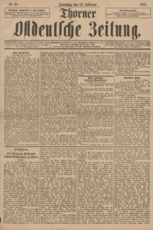 Thorner Ostdeutsche Zeitung. 1897, № 38 (14 Februar) + dod.