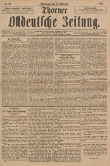 Thorner Ostdeutsche Zeitung. 1897, № 39 (16 Februar)