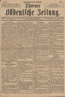 Thorner Ostdeutsche Zeitung. 1897, № 41 (18 Februar)