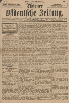 Thorner Ostdeutsche Zeitung. 1897, № 46 (24 Februar)