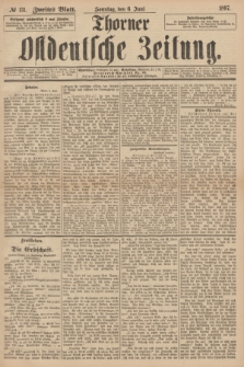 Thorner Ostdeutsche Zeitung. 1897, № 131 (6 Juni) - Zweites Blatt