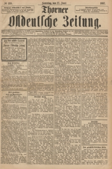 Thorner Ostdeutsche Zeitung. 1897, No 148 (27 Juni) + dod.