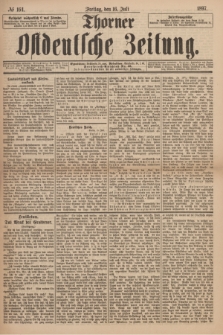 Thorner Ostdeutsche Zeitung. 1897, № 164 (16 Juli)