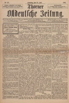 Thorner Ostdeutsche Zeitung. 1897, № 172 (25 Juli) + dod.