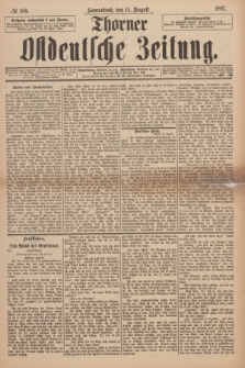 Thorner Ostdeutsche Zeitung. 1897, № 189 (14 August)