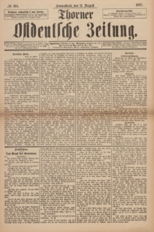 Thorner Ostdeutsche Zeitung. 1897, № 195 (21 August)