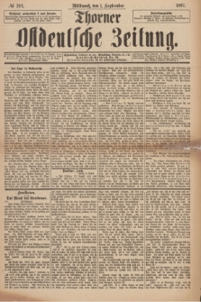 Thorner Ostdeutsche Zeitung. 1897, № 204 (1 September)