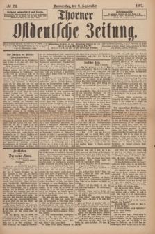 Thorner Ostdeutsche Zeitung. 1897, № 211 (9 September)