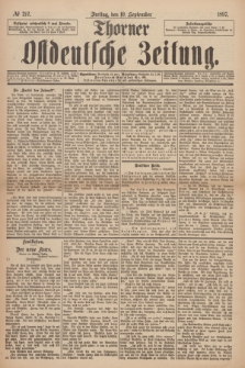 Thorner Ostdeutsche Zeitung. 1897, № 212 (10 September)