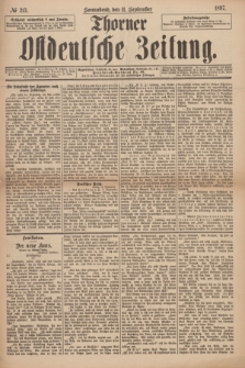 Thorner Ostdeutsche Zeitung. 1897, № 213 (11 September)