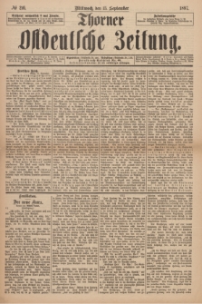 Thorner Ostdeutsche Zeitung. 1897, № 216 (15 September)
