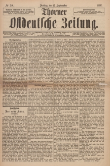Thorner Ostdeutsche Zeitung. 1897, № 218 (17 September) + dod.
