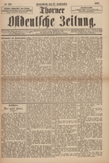 Thorner Ostdeutsche Zeitung. 1897, № 219 (18 September)