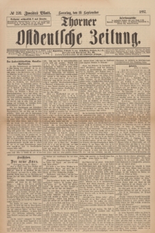 Thorner Ostdeutsche Zeitung. 1897, № 220 (19 September) - Zweites Blatt