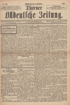 Thorner Ostdeutsche Zeitung. 1897, № 234 (6 Oktober) + dod.