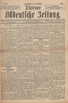 Thorner Ostdeutsche Zeitung. 1897, № 237 (9 Oktober) + dod.
