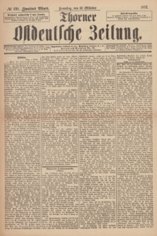 Thorner Ostdeutsche Zeitung. 1897, № 238 (10 Oktober) - Zweites Blatt