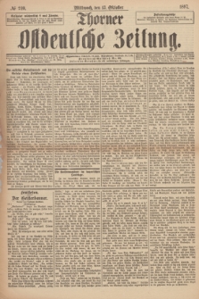 Thorner Ostdeutsche Zeitung. 1897, № 240 (13 Oktober)