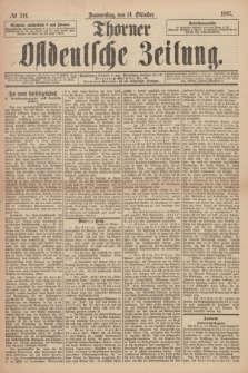 Thorner Ostdeutsche Zeitung. 1897, № 241 (14 Oktober) + dod.