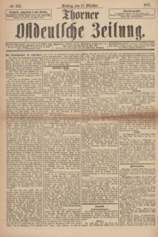 Thorner Ostdeutsche Zeitung. 1897, № 242 (15 Oktober) + dod. + wkładka