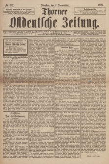 Thorner Ostdeutsche Zeitung. 1897, № 257 (2 November) + dod.