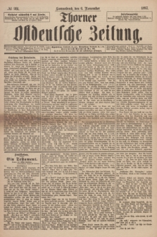 Thorner Ostdeutsche Zeitung. 1897, № 261 (6 November) + dod.