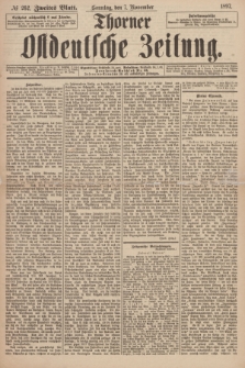 Thorner Ostdeutsche Zeitung. 1897, № 262 (7 November) - Zweites Blatt