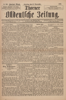 Thorner Ostdeutsche Zeitung. 1897, № 268 (14 November) - Zweites Blatt