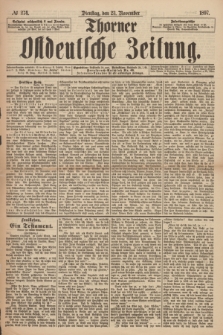 Thorner Ostdeutsche Zeitung. 1897, № 274 (23 November)