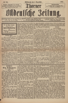 Thorner Ostdeutsche Zeitung. 1897, № 281 (1 Dezember) + dod.
