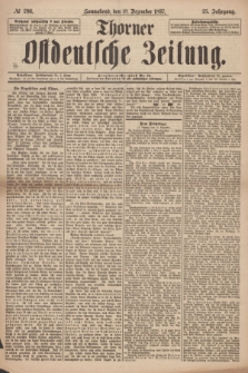 Thorner Ostdeutsche Zeitung. Jg. 25, № 296 (18 Dezember 1897) + dod.
