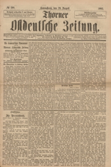 Thorner Ostdeutsche Zeitung. 1893, № 200 (26 August)