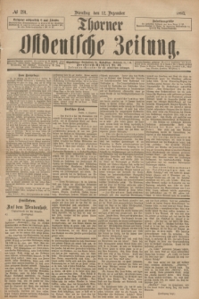 Thorner Ostdeutsche Zeitung. 1893, № 291 (12 Dezember)