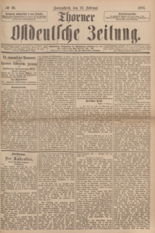 Thorner Ostdeutsche Zeitung. 1894, № 46 (24 Februar)