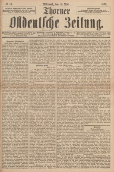 Thorner Ostdeutsche Zeitung. 1894, № 111 (16 Mai)