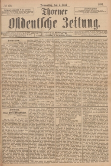 Thorner Ostdeutsche Zeitung. 1894, № 130 (7 Juni)