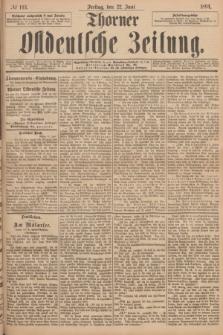 Thorner Ostdeutsche Zeitung. 1894, № 143 (22 Juni)
