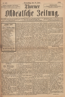 Thorner Ostdeutsche Zeitung. 1894, № 148 (28 Juni)