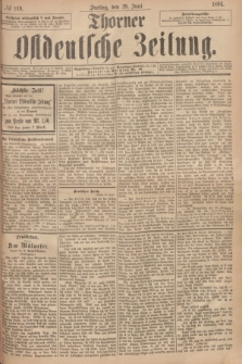 Thorner Ostdeutsche Zeitung. 1894, № 149 (29 Juni)