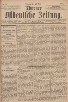 Thorner Ostdeutsche Zeitung. 1894, № 170 (24 Juli)