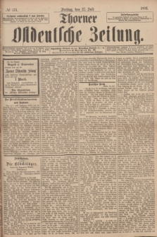 Thorner Ostdeutsche Zeitung. 1894, № 173 (27 Juli)