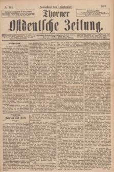 Thorner Ostdeutsche Zeitung. 1894, № 204 (1 September)