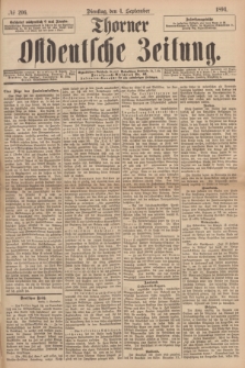 Thorner Ostdeutsche Zeitung. 1894, № 206 (4 September)