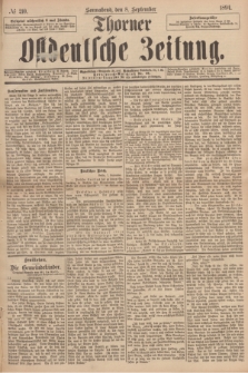 Thorner Ostdeutsche Zeitung. 1894, № 210 (8 September)