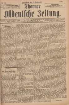 Thorner Ostdeutsche Zeitung. 1894, № 216 (15 September)